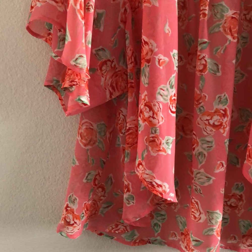 Sheer Rose Duster - Picture 2 of 3